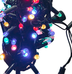 Гірлянда вулична світлодіодна лінійна Ultralight 64485 DL String 100Led 10м. IP65без контролера, різнокольорове світло (6910)